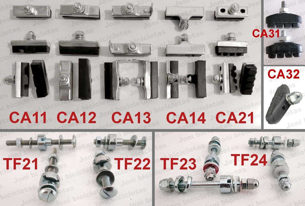 Travões de fio de bicicleta clássica