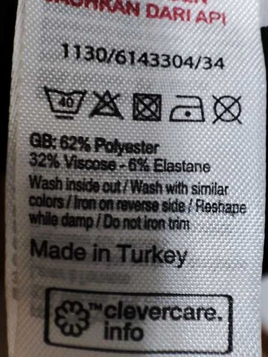 Elegancka prążkowana sukienka midi New Look khaki, r. 42