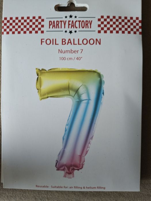 Balony cyferki wszystkie prócz nr 1
