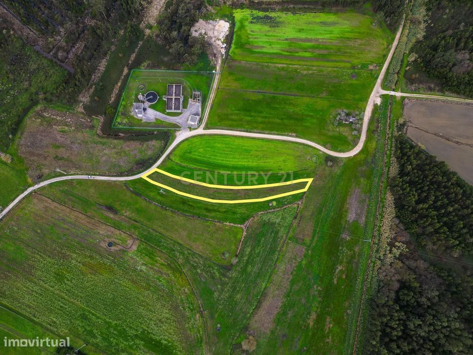 Terreno Plano em Curadas - Lavos | 1.220 m² de Potencial