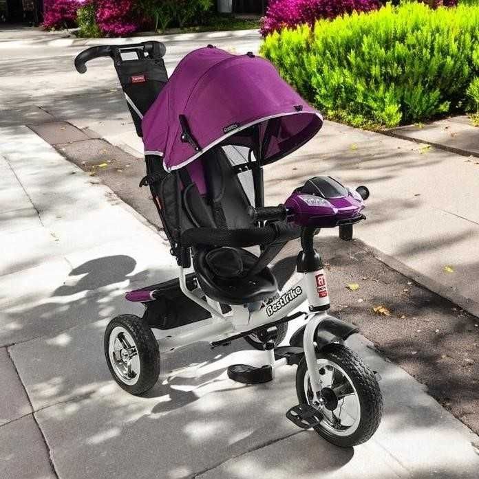 Детский Трехколесный велосипед коляска трёхколёсный дитячий