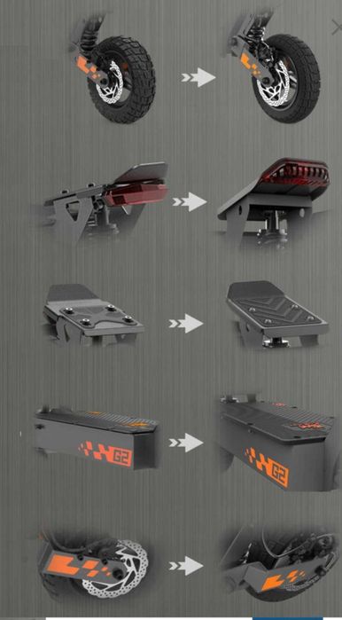 Hulajnoga elektryczna 2025 KuKirin G2 10cali 800W 48V15Ah 45km/h