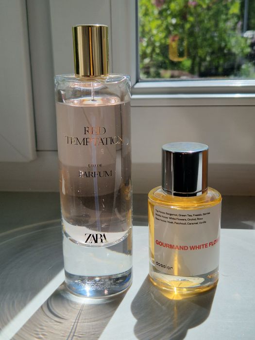 Zestaw perfum Zara Red Temptation EdP oraz Dossier Gourmand White Flowers EdP