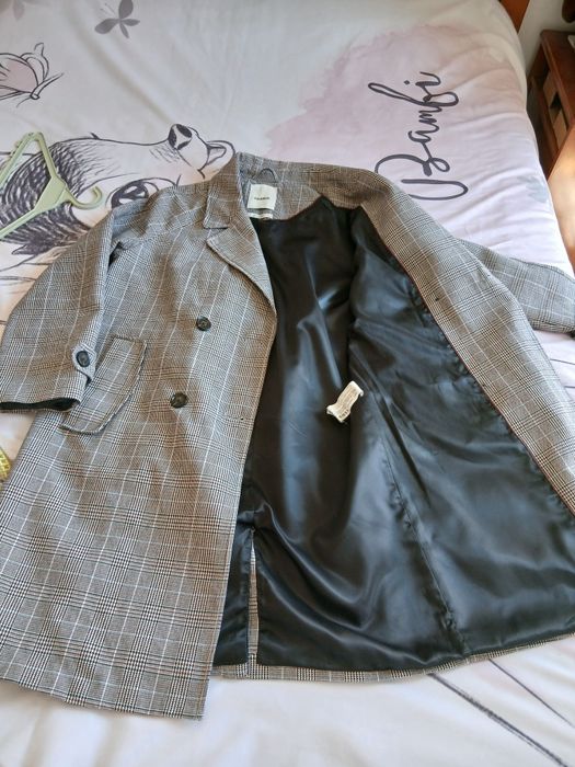 Casaco xadrez Pull&Bear tamanho M