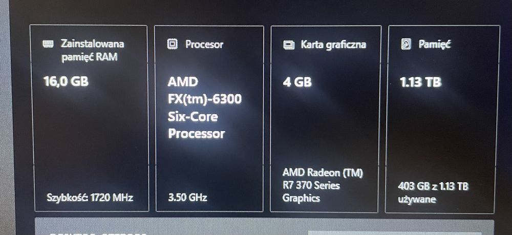 Komputer stacjonarny amd fx6300