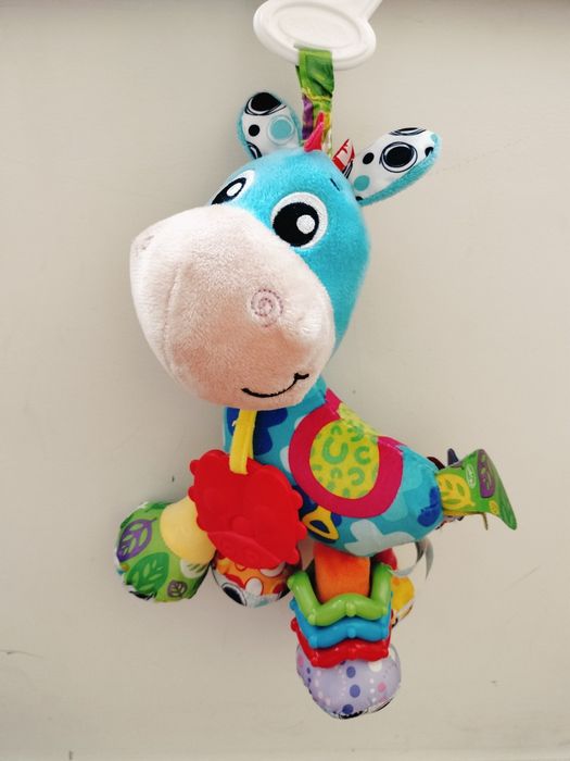 Mordedor-peluche-chocalho Pónei Playgro 3M+