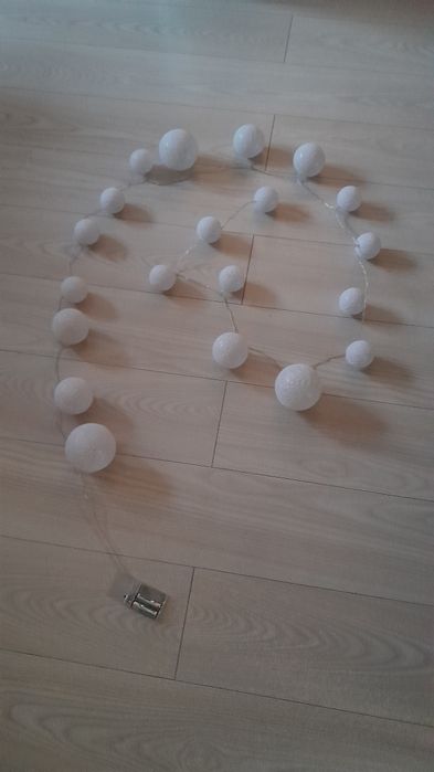 Lamki światełka na baterie 3 metry