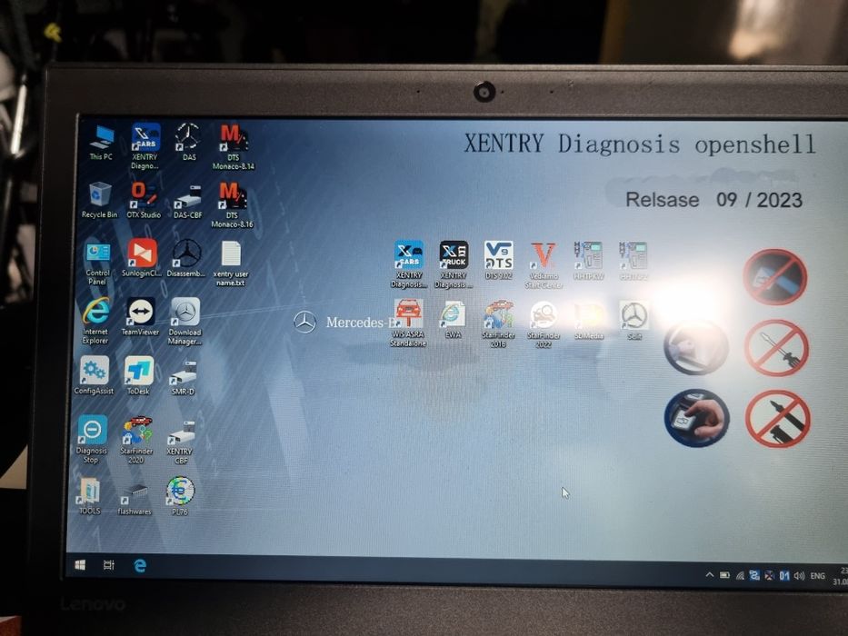 Vci mb c6 xentry lenowo certyfikat ZenZefi doip wifikomplet osobowe dostawcze ciężarowe
