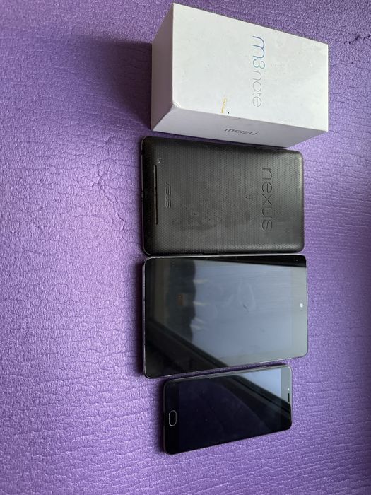Планшет nexus и телефон meizu m3 note