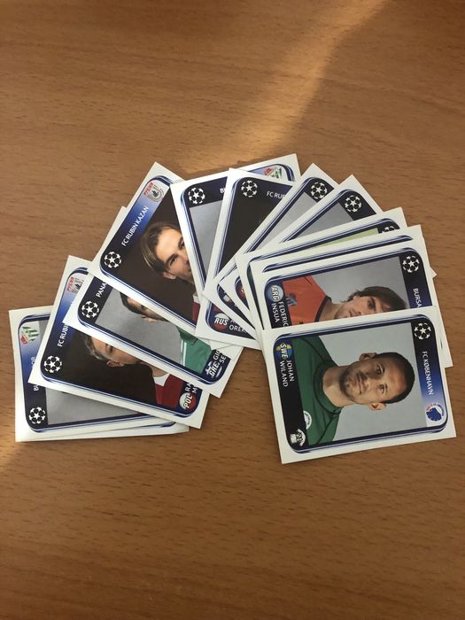Cromos caderneta “UEFA Champions League 2010/2011”