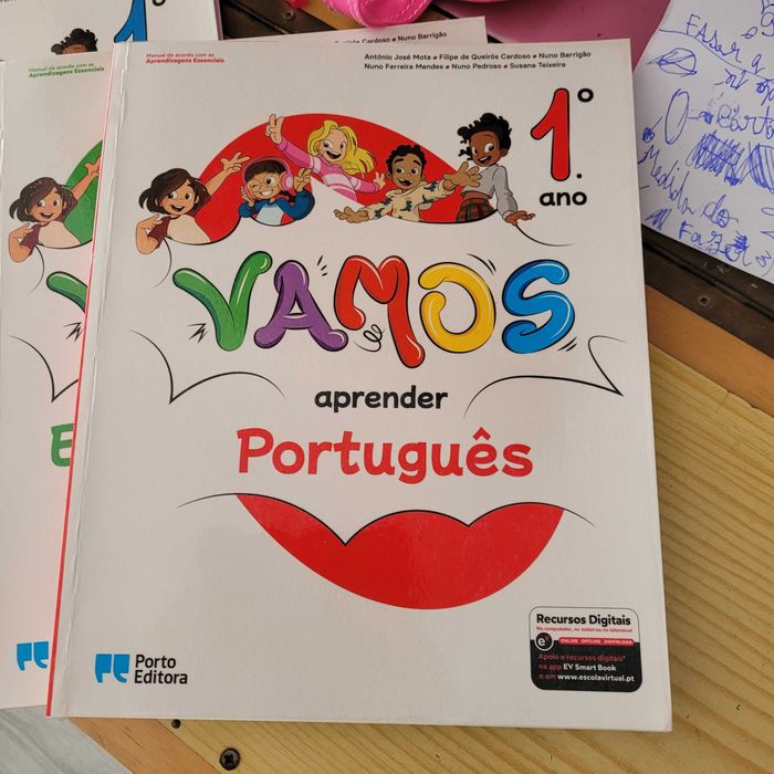3 Manuais Vamos 1°ano