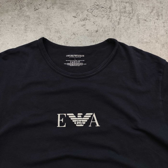 MĘSKA Koszulka Bawełna PREMIUM Casual EA7 Emporio Armani Casual Logo