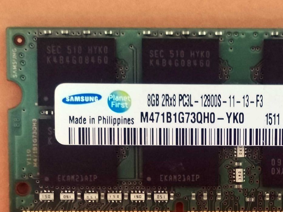 DDR3 8GB Samsung 12800 L