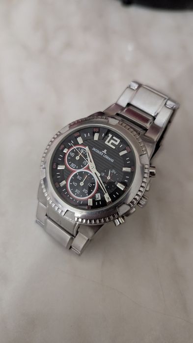 Часы Jacques lemans 1-1455 chronograph, годинник хронограф