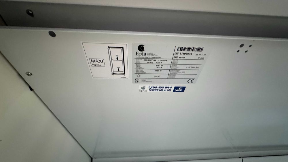 Arca de Congelação Profissional para Exposição - 10,35m x 1m x 2,2m