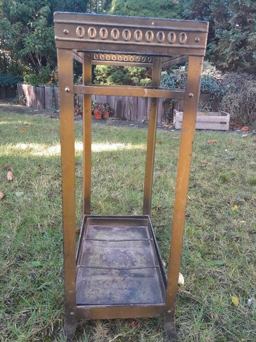 Przedwojenny blaszany stojak na parasole