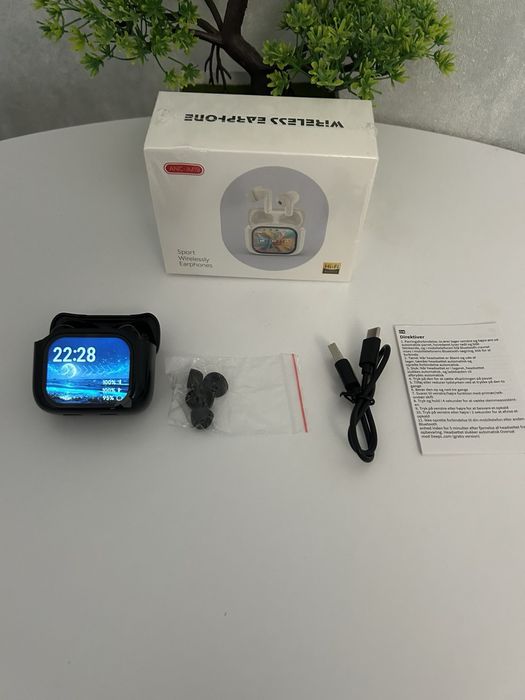 Бездротові навушники з сенсорним екраном JM19