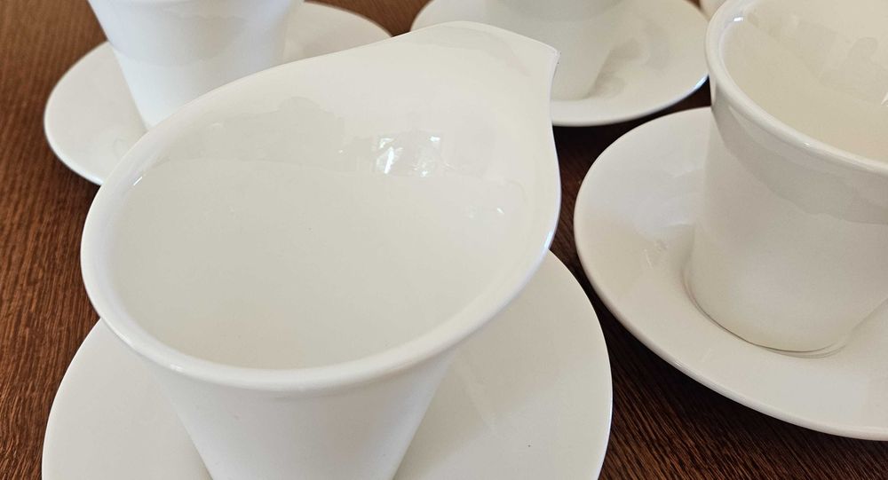 Zestaw 6 filiżanek z talerzykami Witek's Extreme – nowoczesny design