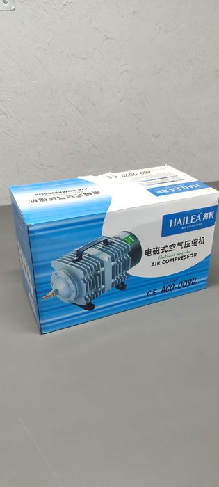 Компресор Hailea ACO-009D для лазерного станка, гравера, ЧПУ, ставка,