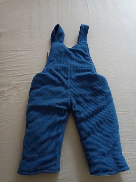 Grube spodnie zimowe dla chłopca, rozmiar ok. 80