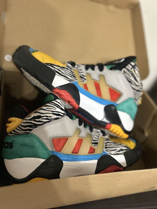 Кросівки Adidas Streetball оригінал яскраві мультиколор