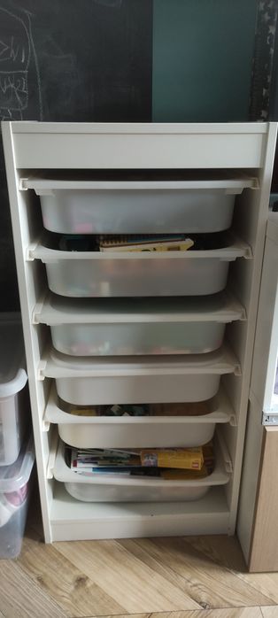 Komoda Ikea z klockami lego