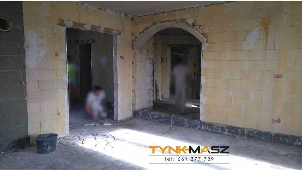 TYNKI Maszynowe gipsowe cementowo-wap osuszacze