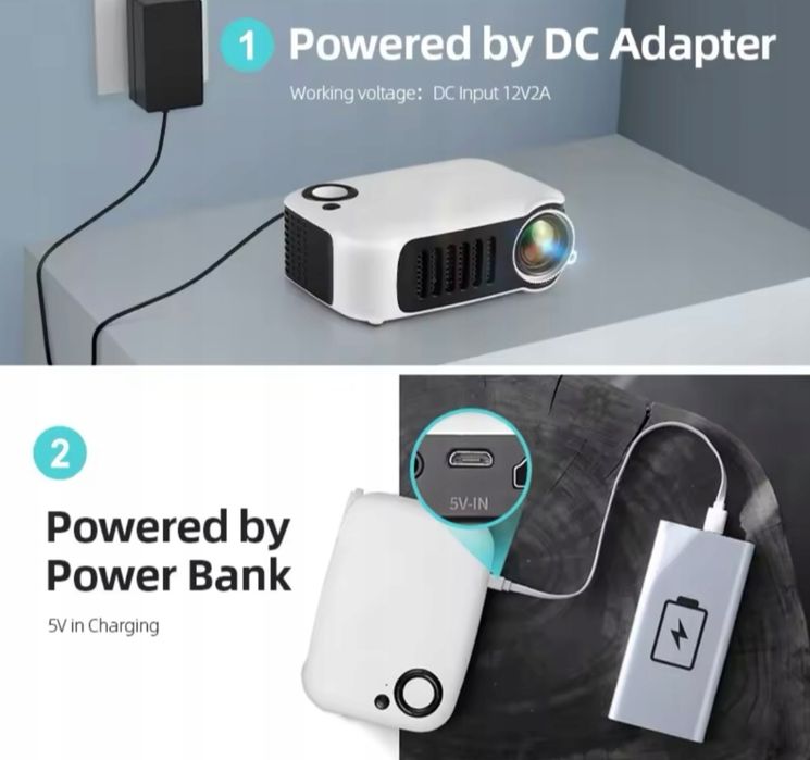 Projektor LED A2000 czarny