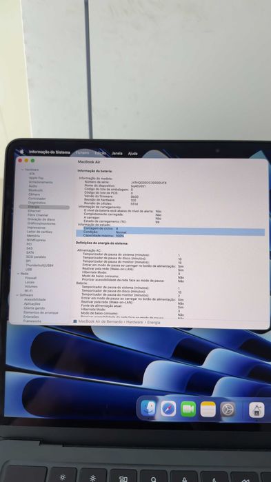 Apple Macbook Air M5 512GB 100% "azul" + todos os acessórios e fatura. Aceito trocas/retomas