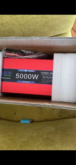 Inversor 12v para 220v conversor onda pura novo caravana