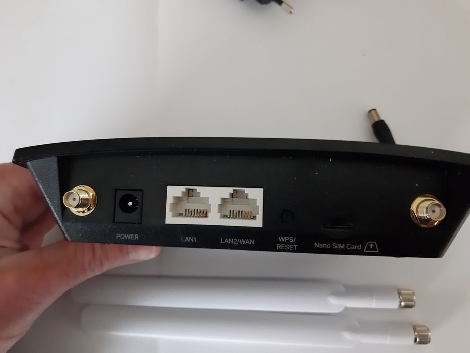 Router 4G LTE TP-Link TL-MR100 (Como Novo) + Antenas Extra