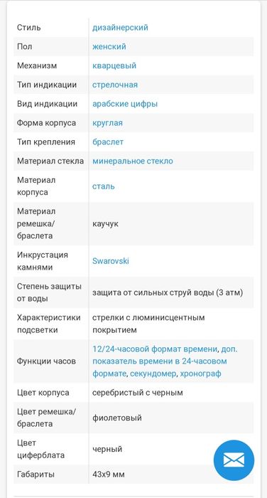 Le chic  часы женские