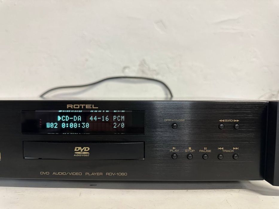 Odtwarzacz DVD-Audio Rotel RDV-1060 | DVD-Audio | 24-bit/192 kHz | Progressive Scan | Dolby Digital | DTS