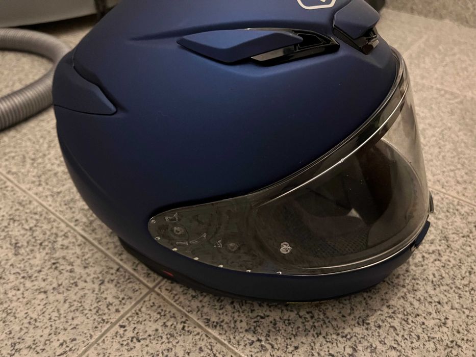 shoei nxr2 matt blue tamanho L + viseira cromática