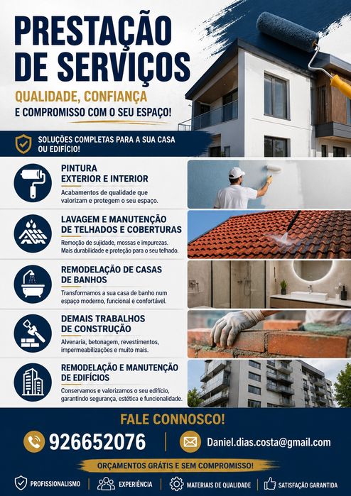 Renovation, painting, finishing, and maintenance work.