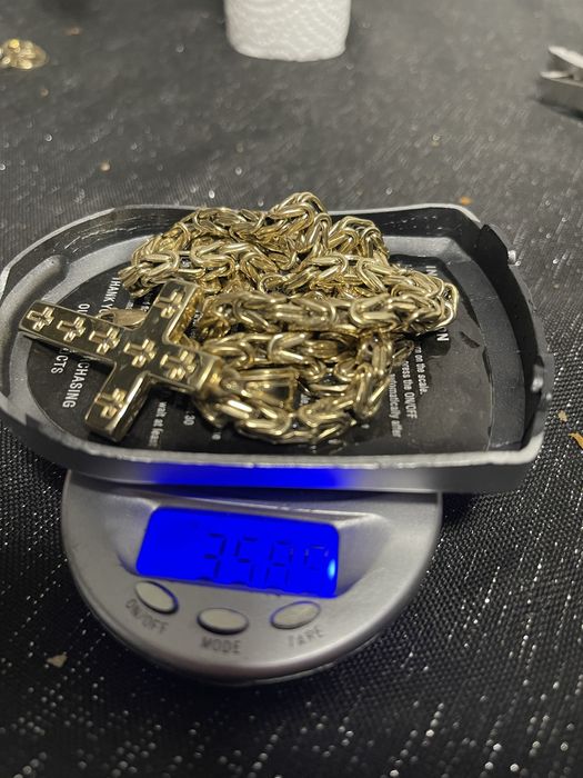 Łańcuszek Złoty 585 król