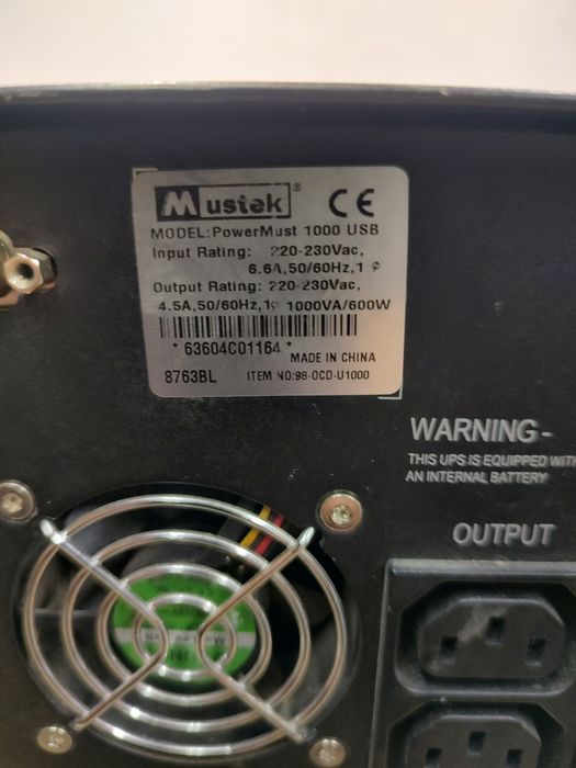 Безперебійник Power must 1000 USB