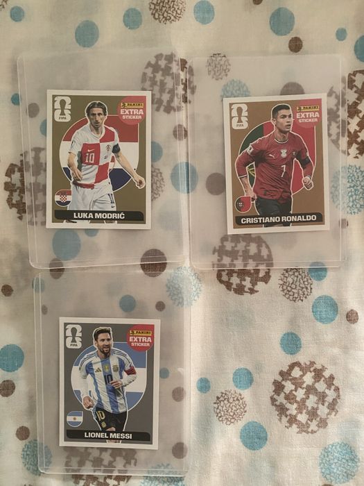 Cromos em conjunto ou separado