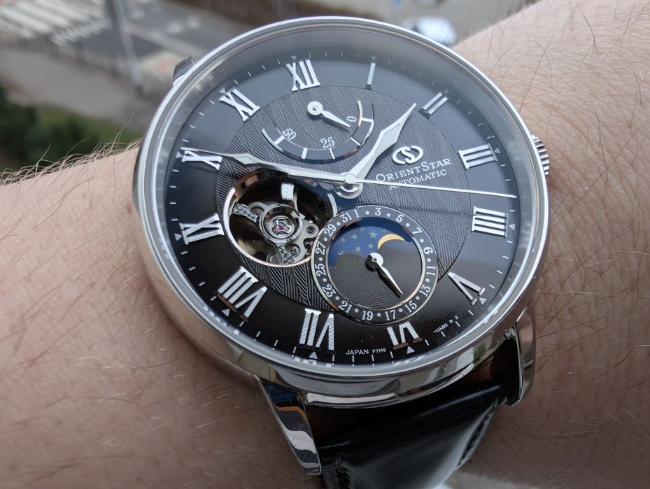 Orient Star Open Heart Moonphase Automatic - jak nowy