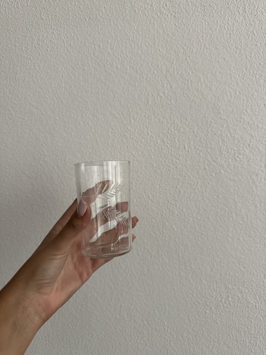 Conjunto copos e garrafa