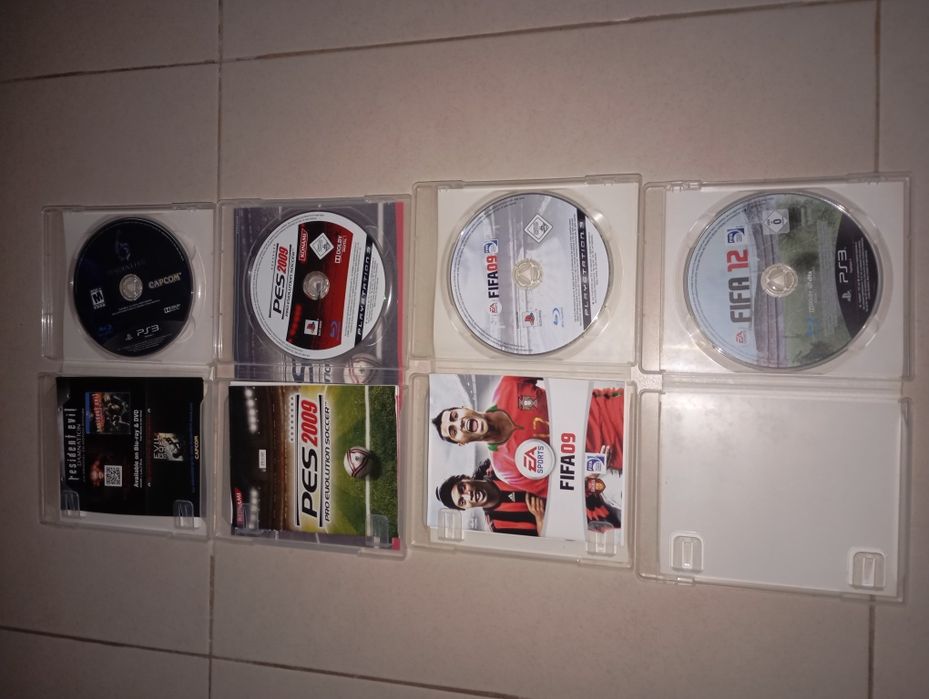 4 Jogos Resident Evil Fifa PesPs3