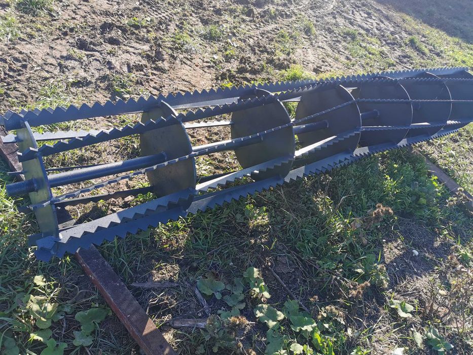Zębaty płaskownik rolka fi40/50 wał strunowy