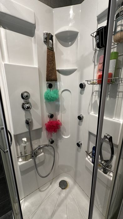 Cabine de duche redonda