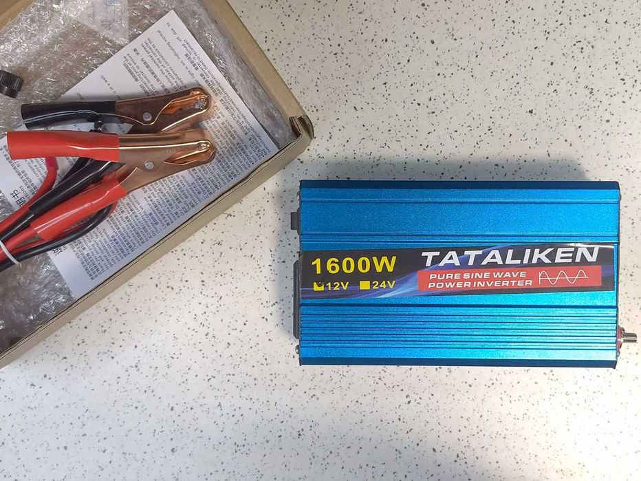 Інвертор Перетворювач напруги (чистий синус) TATALIKEN 12V 1600W(600W)