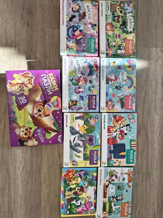 Продам Пазли 3 +