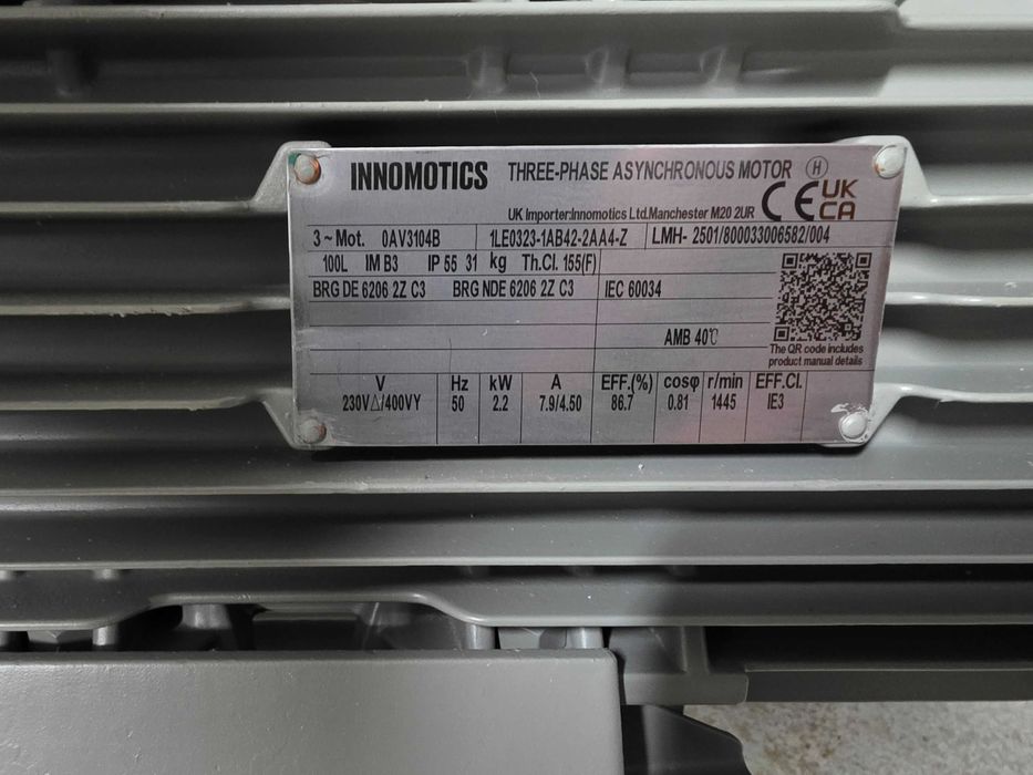 Motor Novo para extração de Fumos e pó /Cozinhas etc hotte