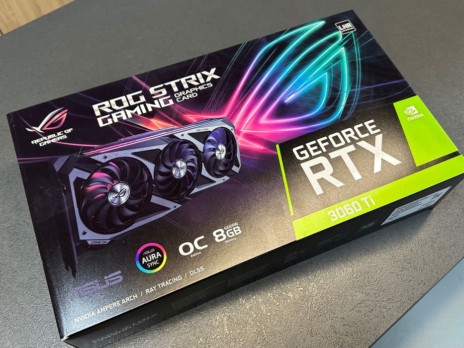 Відеокарта ASUS ROG Strix GeForce RTX 3060 Ti V2 Gaming OC