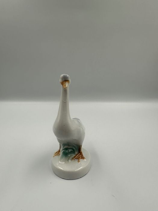 Szklana gęś ozdobna figurka
