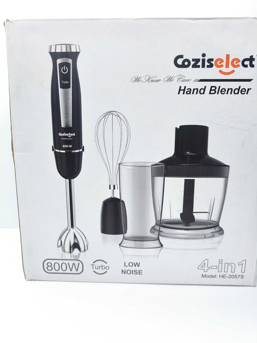 Blender reczny Gziselect 800W 4w1 mikser rozdrabniacz.
