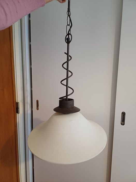 Candeeiro teto e 2 apliques